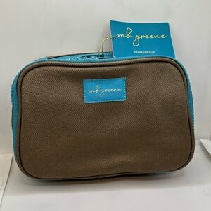 Modern Brown and Blue Travel Bags with Sleek Design